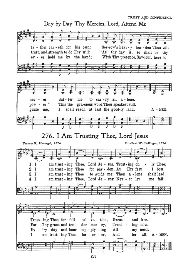 The Junior Hymnal, Containing Sunday School and Luther League Liturgy and Hymns for the Sunday School page 233