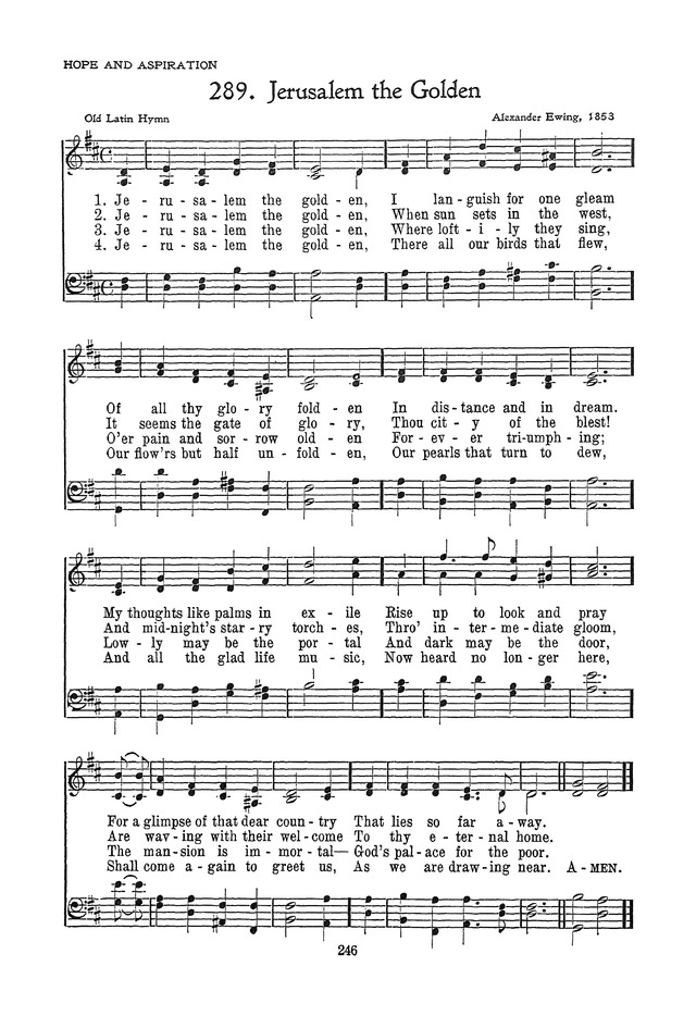 The Junior Hymnal, Containing Sunday School and Luther League Liturgy and Hymns for the Sunday School page 246