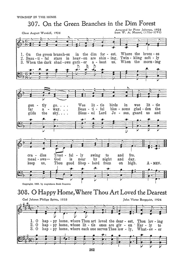 The Junior Hymnal, Containing Sunday School and Luther League Liturgy and Hymns for the Sunday School page 262