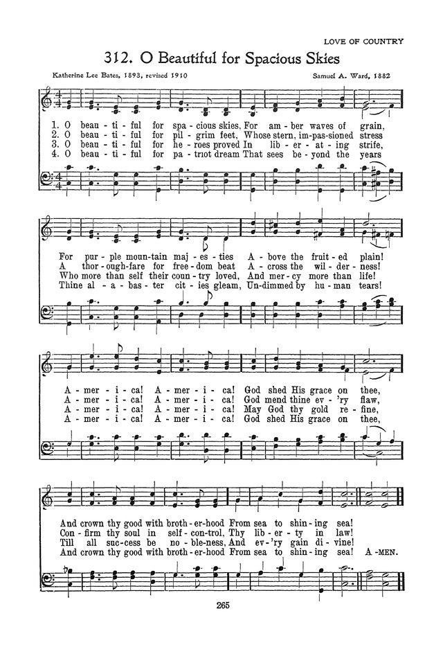 The Junior Hymnal, Containing Sunday School and Luther League Liturgy and Hymns for the Sunday School page 265