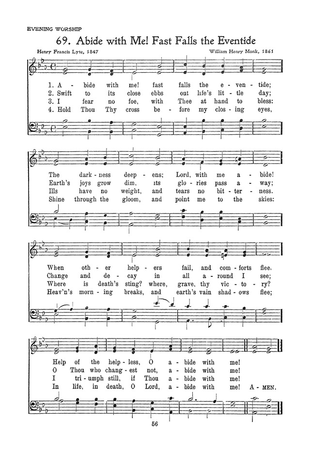 The Junior Hymnal, Containing Sunday School and Luther League Liturgy and Hymns for the Sunday School page 56