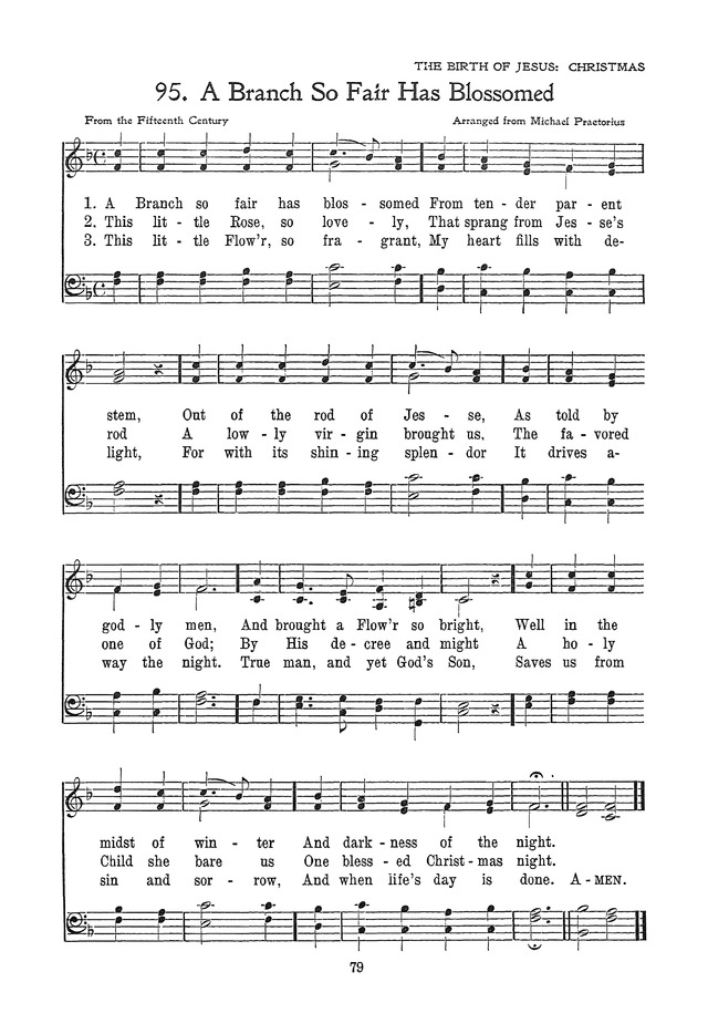 The Junior Hymnal, Containing Sunday School and Luther League Liturgy and Hymns for the Sunday School page 79