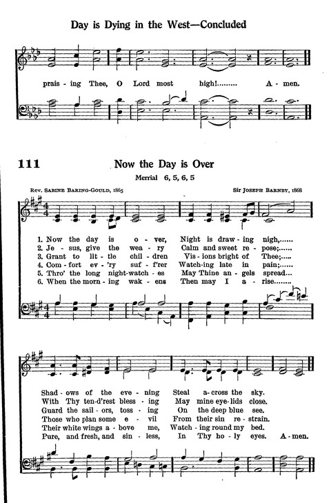 Junior Hymns and Songs: for use in Church School, Sunday Session, Week Day Session, Vacation Session, Junior Societies (Judson Ed.) page 107