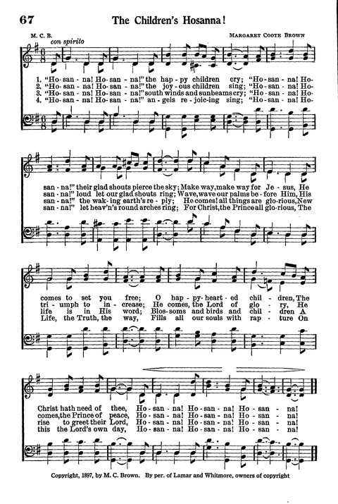 Junior Hymns and Songs: for use in Church School, Sunday Session, Week Day Session, Vacation Session, Junior Societies (Judson Ed.) page 64