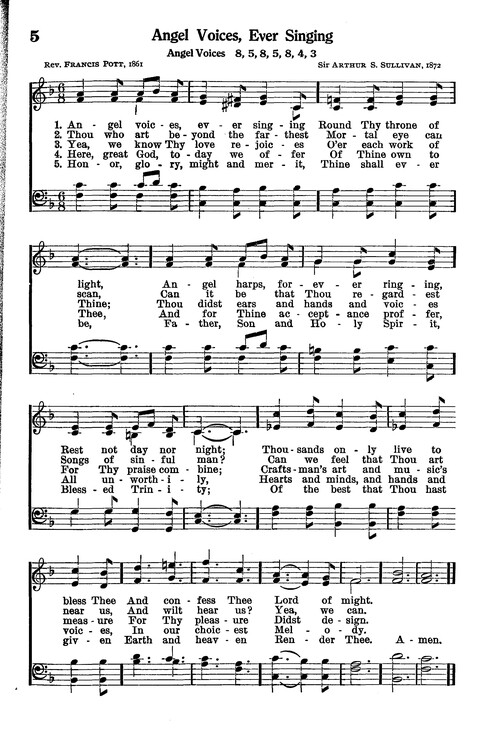 Junior Hymns and Songs: for use in Church School, Sunday Session, Week Day Session, Vacation Session, Junior Societies (Judson Ed.) page 7