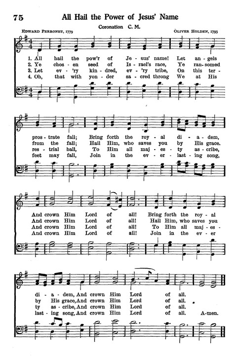 Junior Hymns and Songs: for use in Church School, Sunday Session, Week Day Session, Vacation Session, Junior Societies (Judson Ed.) page 75