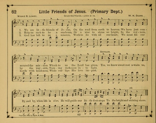 Joyful Lays: a new collection of songs, prepared and adapted for the Sunday School page 67