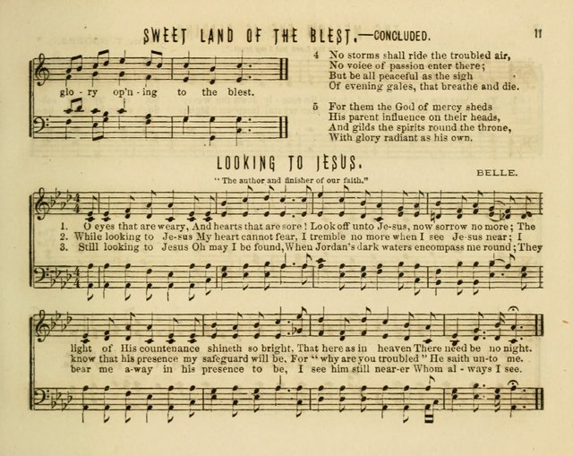 Joyful Songs: a choice collection of new Sunday School music page 11