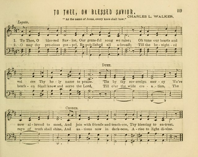 Joyful Songs: a choice collection of new Sunday School music page 119