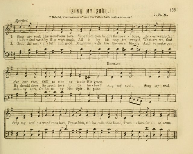 Joyful Songs: a choice collection of new Sunday School music page 135