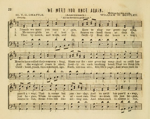 Joyful Songs: a choice collection of new Sunday School music page 28