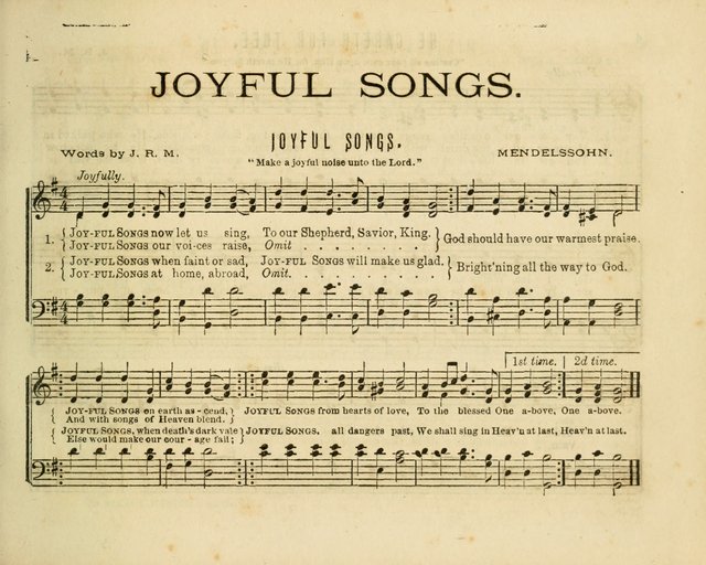 Joyful Songs: a choice collection of new Sunday School music page 3