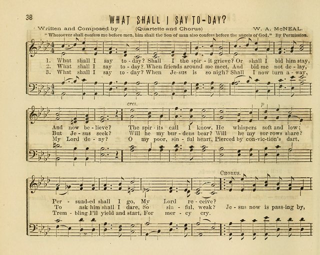 Joyful Songs: a choice collection of new Sunday School music page 38