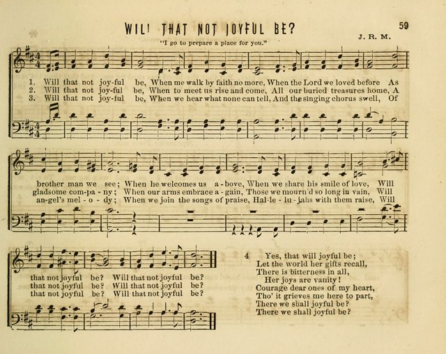 Joyful Songs: a choice collection of new Sunday School music page 59