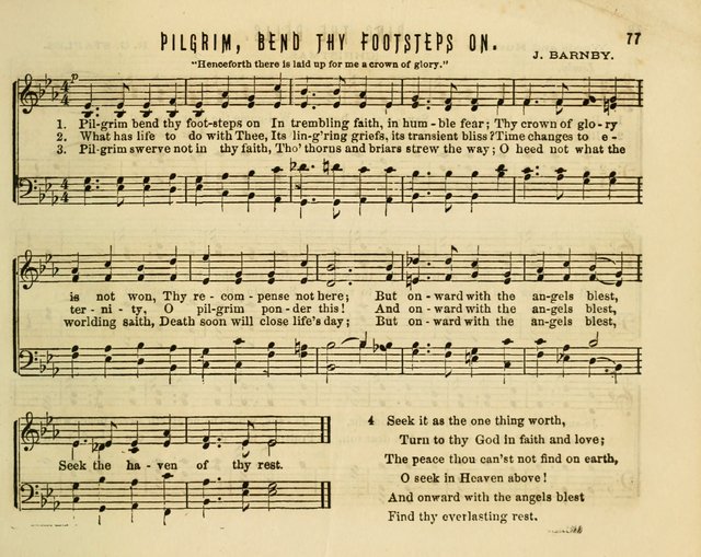 Joyful Songs: a choice collection of new Sunday School music page 77