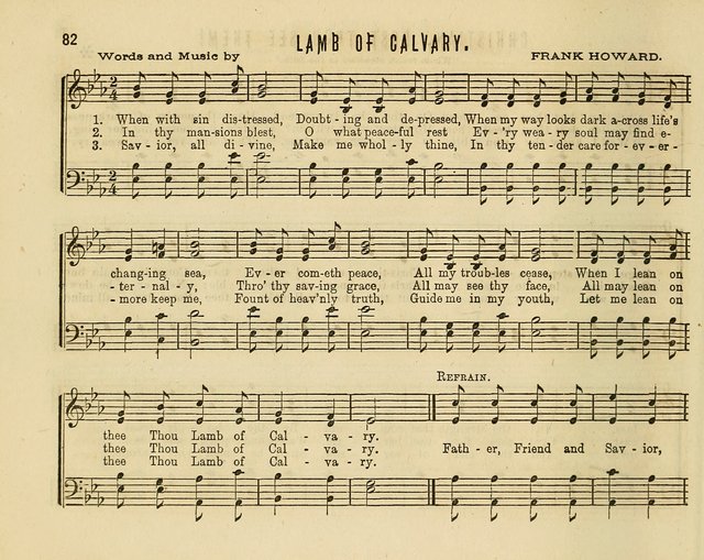 Joyful Songs: a choice collection of new Sunday School music page 82