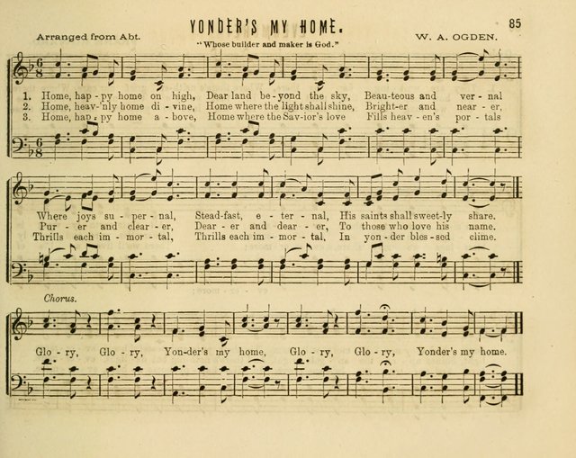 Joyful Songs: a choice collection of new Sunday School music page 85