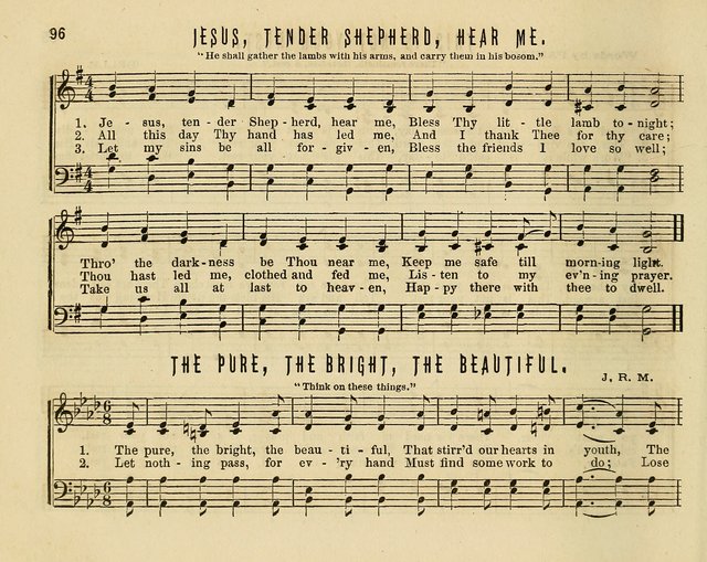 Joyful Songs: a choice collection of new Sunday School music page 96