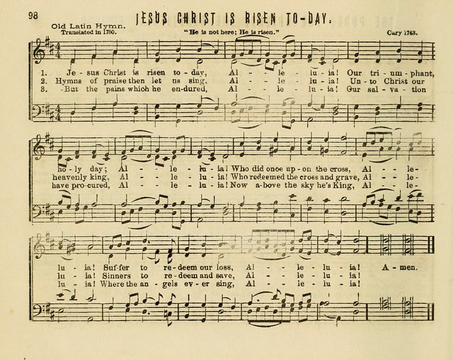 Joyful Songs: a choice collection of new Sunday School music page 98