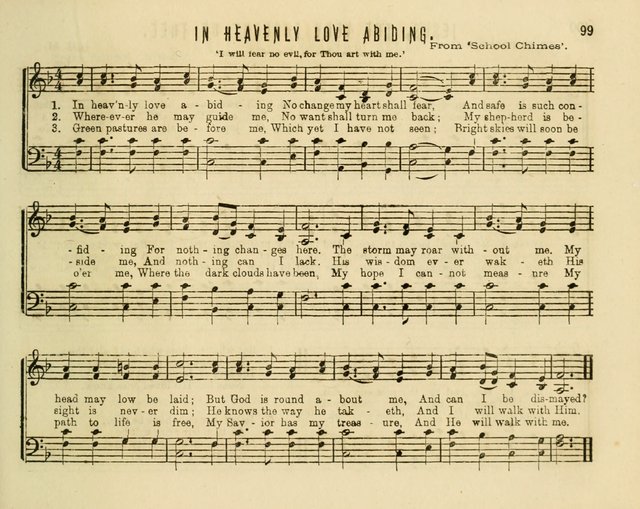 Joyful Songs: a choice collection of new Sunday School music page 99