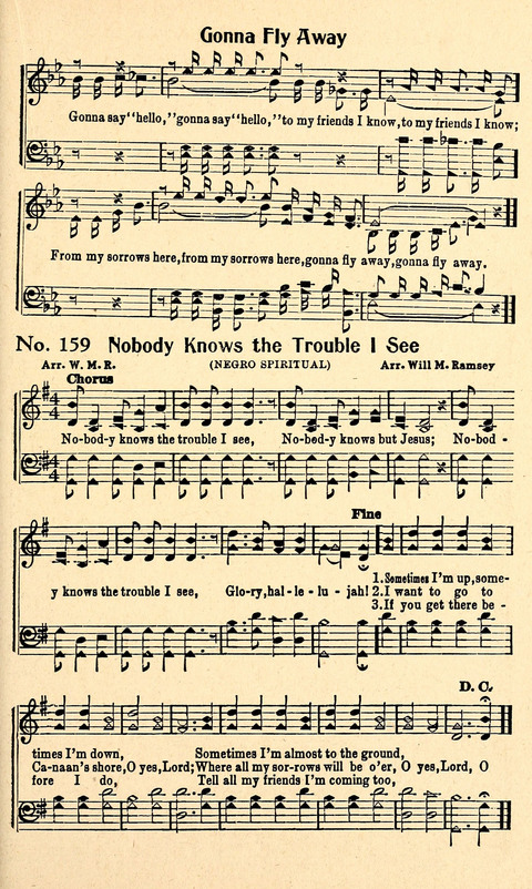 Jubilee Spirituals page 182