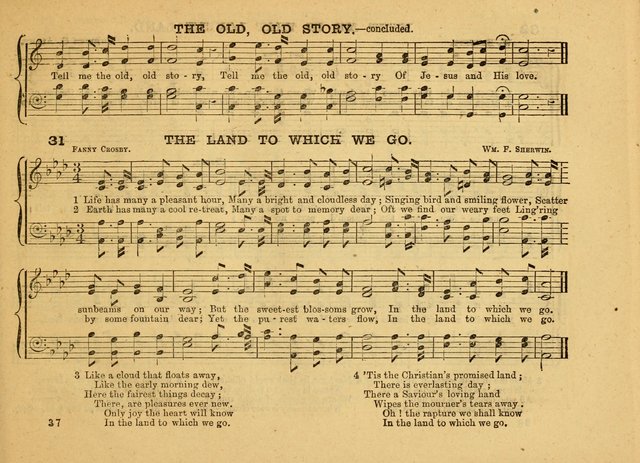 The Jewel: a selection of hymns and tunes for the Sabbath school, designed as a supplement to "The Gem" page 37