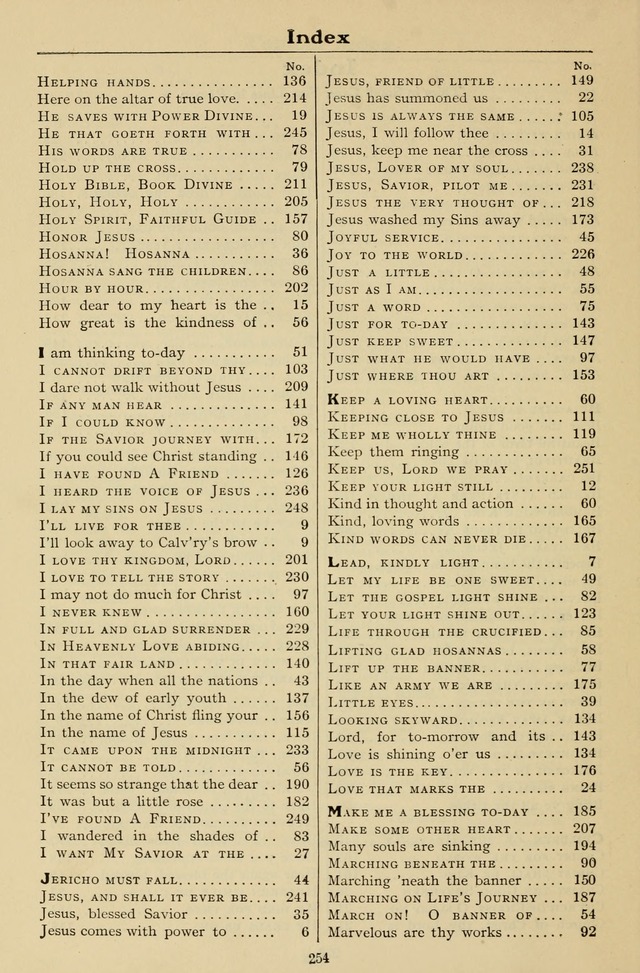 Jubilant Voices for Sunday Schools and Devotional Meetings page 255