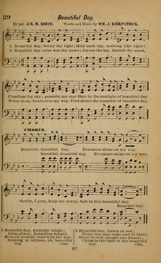 Joy to the World: or, sacred songs for gospel meetings page 27