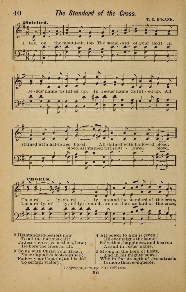 Joy to the World: or, sacred songs for gospel meetings page 36