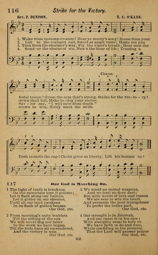 Joy to the World: or, sacred songs for gospel meetings page 92