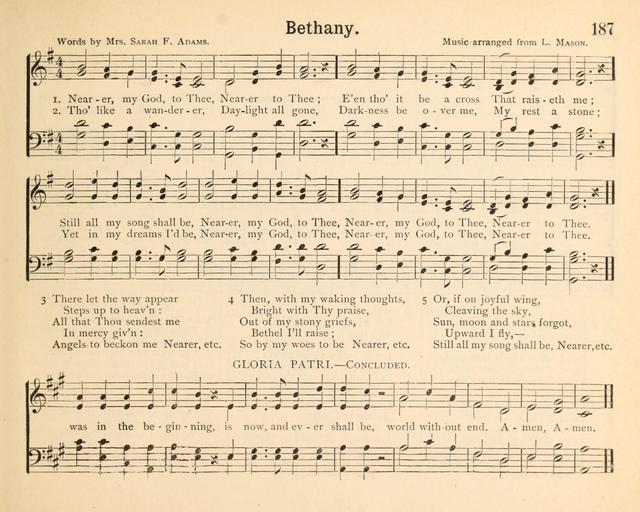 Jewels of Praise: a collection of choice original hymns and tunes suitable for Sunday-Schools, Bible Classes and the Home Circle page 187