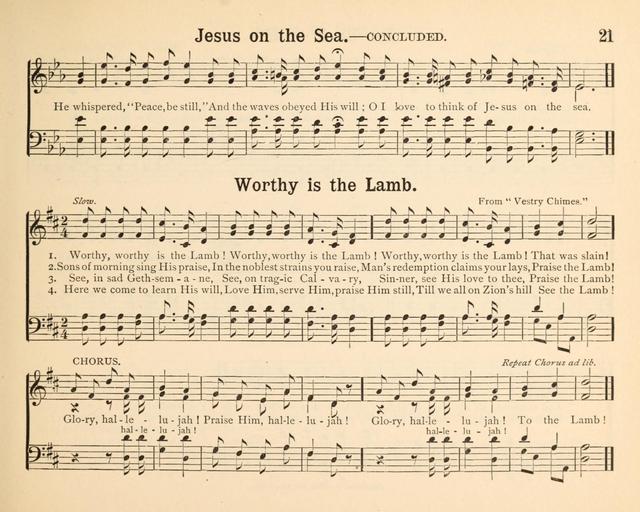 Jewels of Praise: a collection of choice original hymns and tunes suitable for Sunday-Schools, Bible Classes and the Home Circle page 21