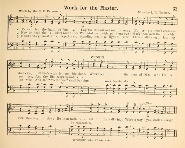 Jewels of Praise: a collection of choice original hymns and tunes suitable for Sunday-Schools, Bible Classes and the Home Circle page 33