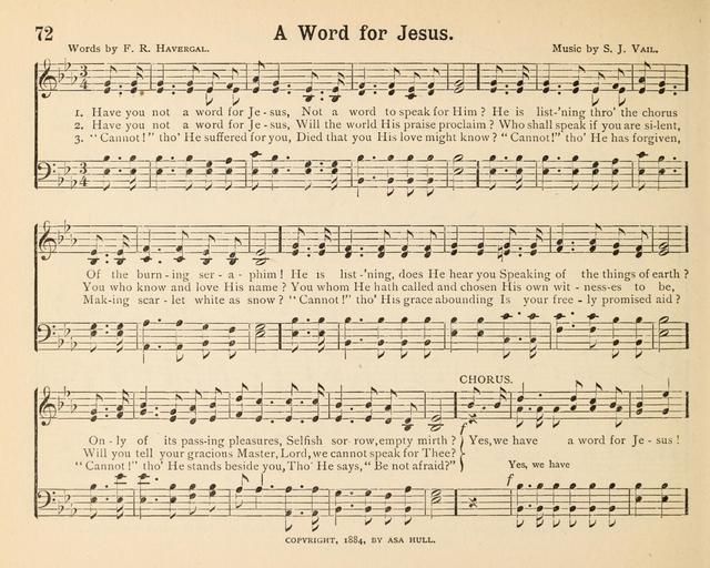 Jewels of Praise: a collection of choice original hymns and tunes suitable for Sunday-Schools, Bible Classes and the Home Circle page 72