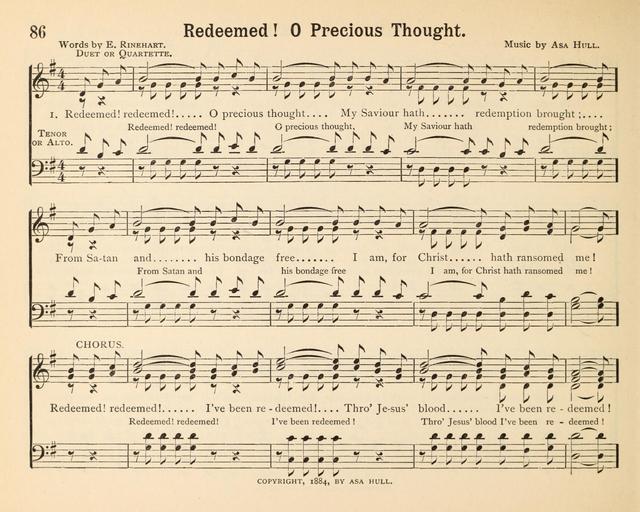 Jewels of Praise: a collection of choice original hymns and tunes suitable for Sunday-Schools, Bible Classes and the Home Circle page 86