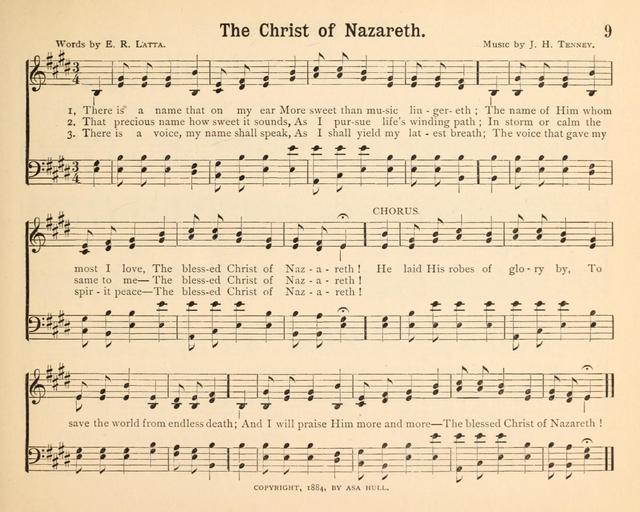 Jewels of Praise: a collection of choice original hymns and tunes suitable for Sunday-Schools, Bible Classes and the Home Circle page 9