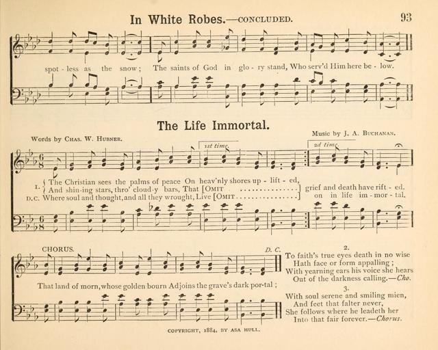 Jewels of Praise: a collection of choice original hymns and tunes suitable for Sunday-Schools, Bible Classes and the Home Circle page 93