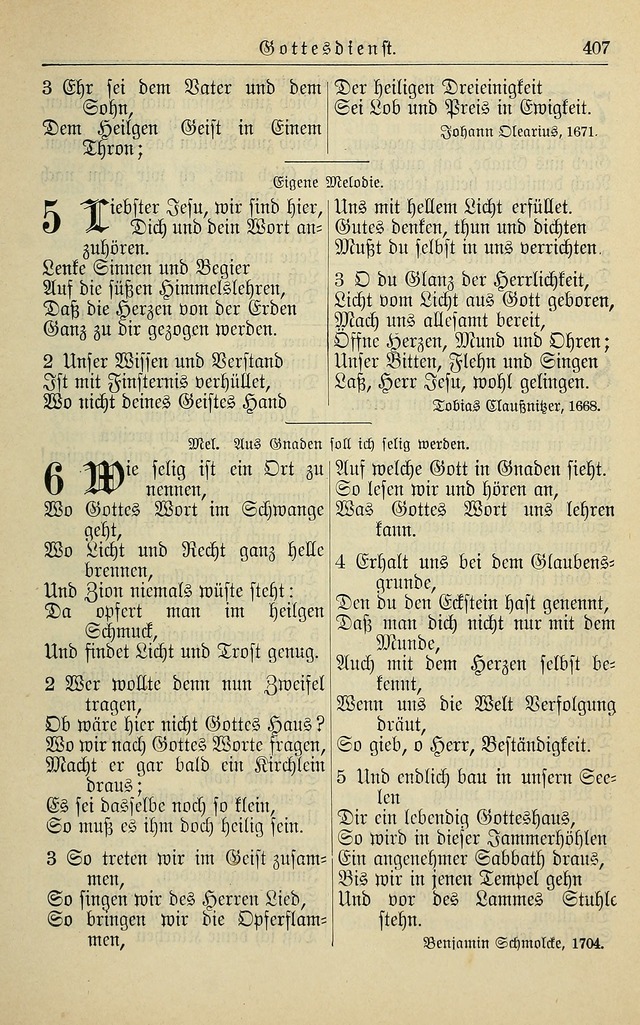 Kirchenbuch für Evangelisch-Lutherische Gemeinden page 407