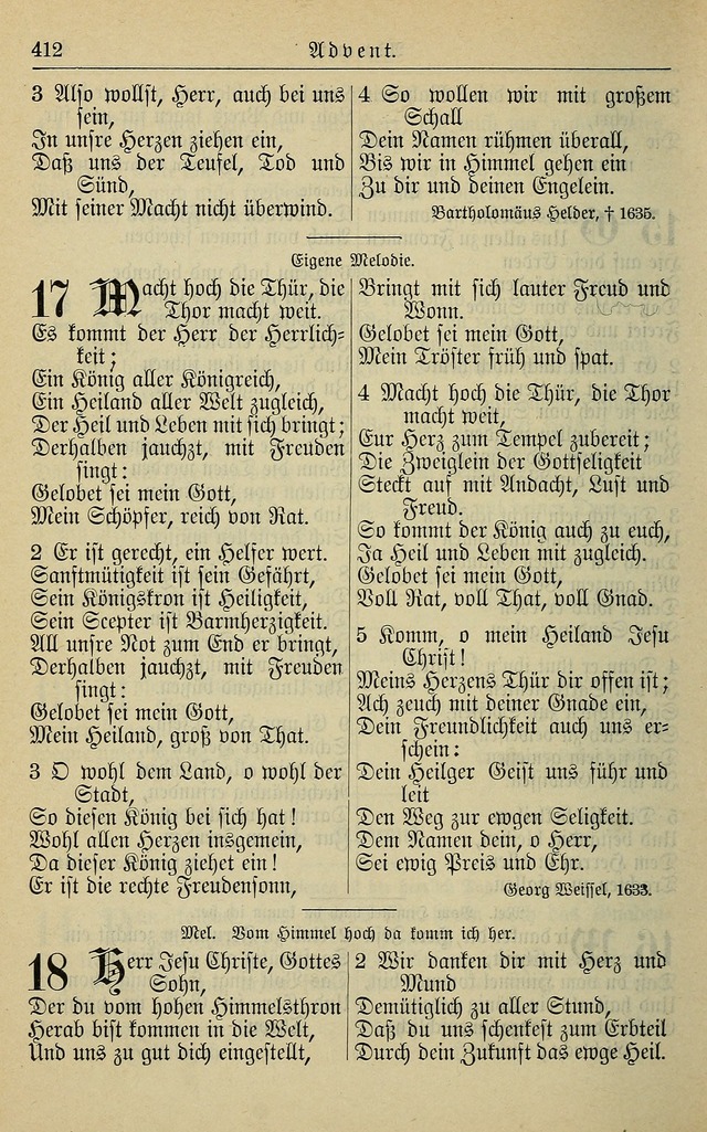 Kirchenbuch für Evangelisch-Lutherische Gemeinden page 412