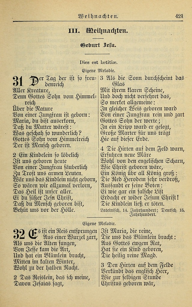 Kirchenbuch für Evangelisch-Lutherische Gemeinden page 421