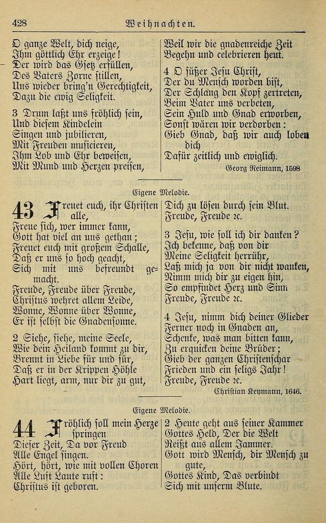 Kirchenbuch für Evangelisch-Lutherische Gemeinden page 428