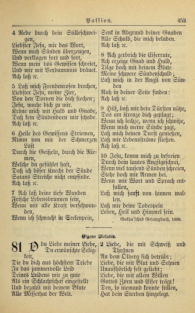 Kirchenbuch für Evangelisch-Lutherische Gemeinden page 453