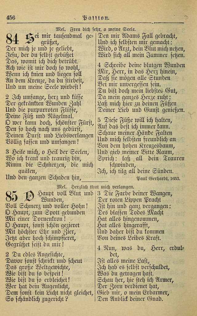 Kirchenbuch für Evangelisch-Lutherische Gemeinden page 456