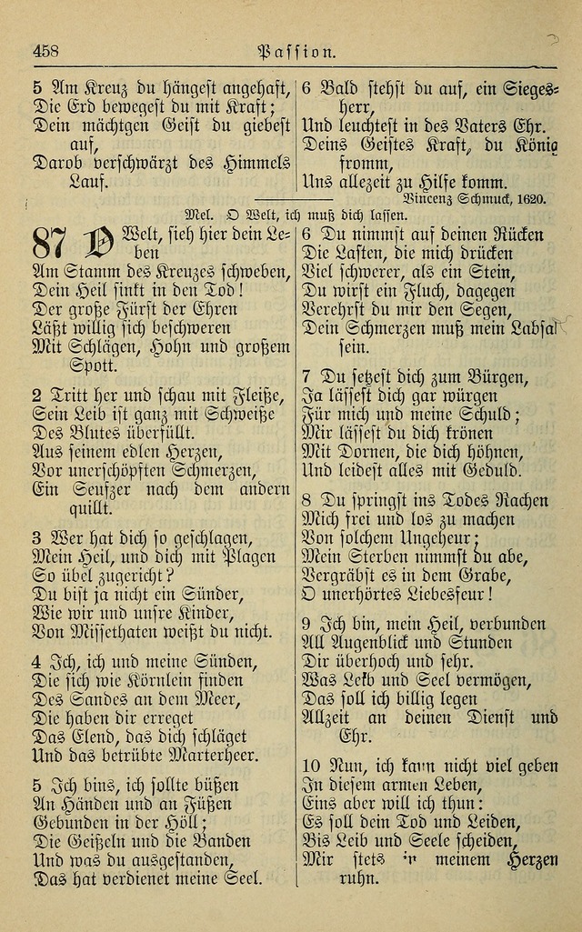 Kirchenbuch für Evangelisch-Lutherische Gemeinden page 458