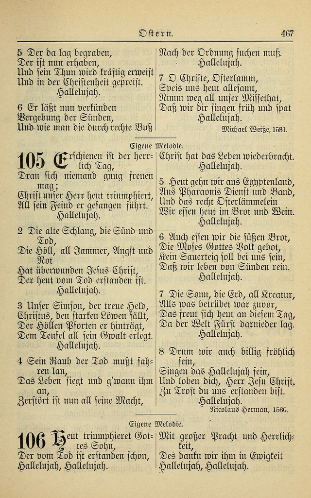 Kirchenbuch für Evangelisch-Lutherische Gemeinden page 467