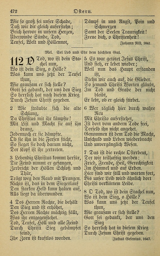 Kirchenbuch für Evangelisch-Lutherische Gemeinden page 472