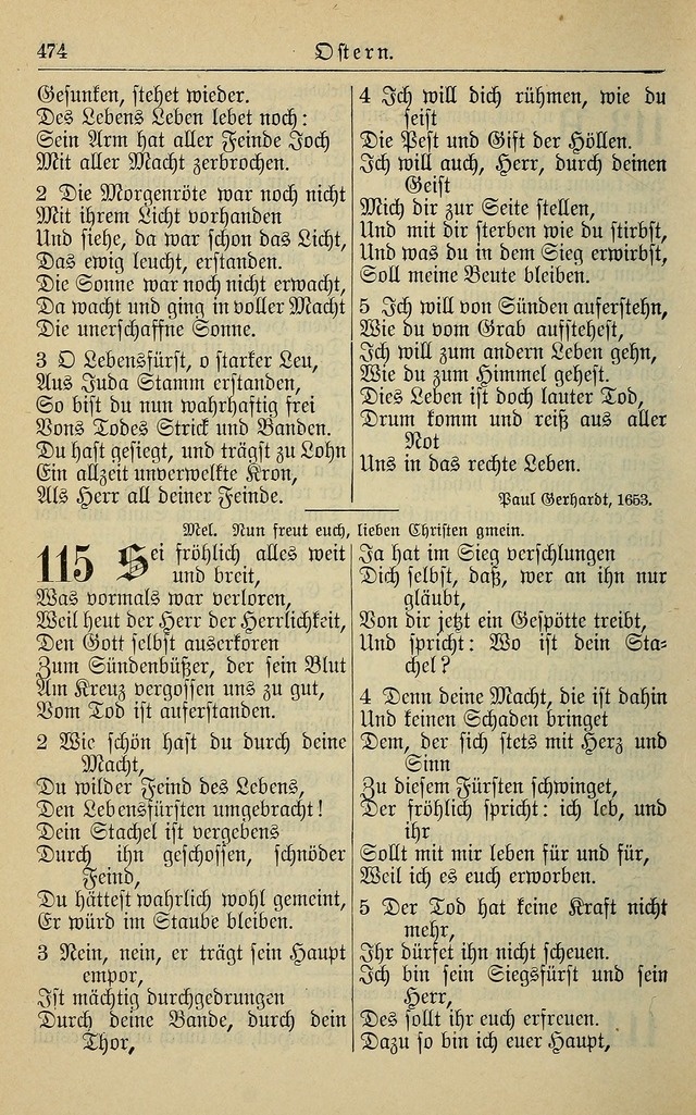 Kirchenbuch für Evangelisch-Lutherische Gemeinden page 474