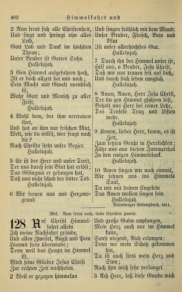 Kirchenbuch für Evangelisch-Lutherische Gemeinden page 482