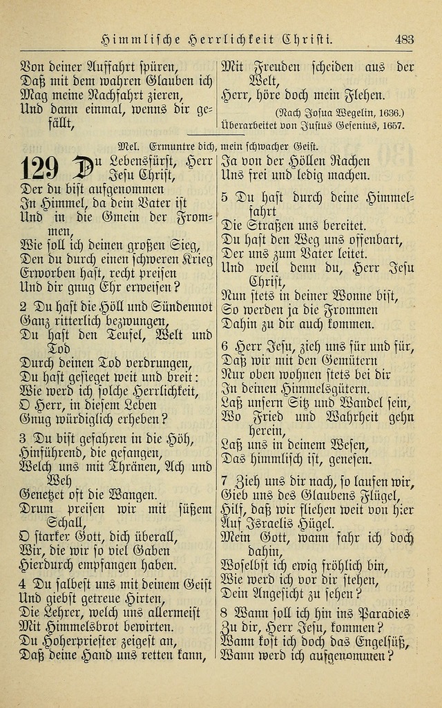 Kirchenbuch für Evangelisch-Lutherische Gemeinden page 483