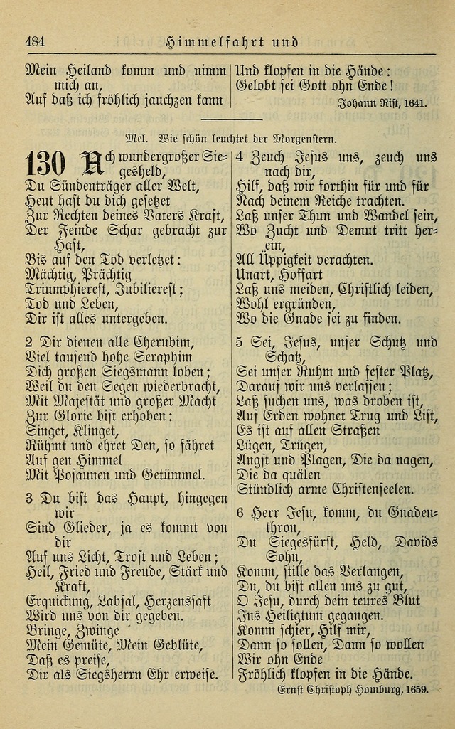 Kirchenbuch für Evangelisch-Lutherische Gemeinden page 484